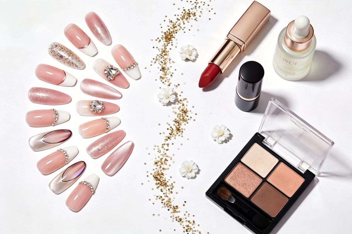 press-on nails and nail beauty products shipping from China